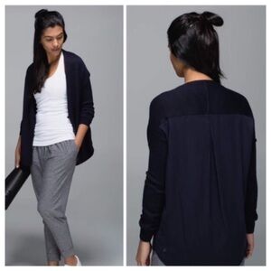 New! Lululemon Cardi in the Front Sweater